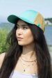 Island Vibes Baseball Cap with Raffia Online Hot Sale