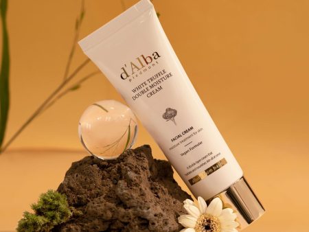 d Alba  Half and Half Vegan Double Cream  Easy Tube Type  60ml   Max 50%   Moisture Moisturizing Cream   Golden Ratio Moisturizing Serum + Elastic Moisturizing Cream Fashion