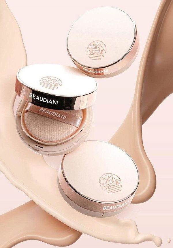 BEAUDIANI Crew Pact Duty Free Shop Pore Coverage Crew Solid Water Glow Radiant Foundation Cover Cushion Pact Foundation Cushion Pact Cushion Foundation Mesh Cushion 12g #Natural Daily No. 1 Sale