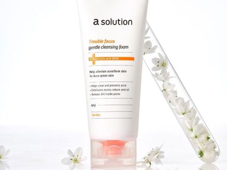 a solution Trouble focus gentle cleansing foam 150g Cheap