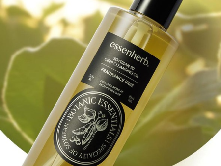 essenHERB Soybean 90 Deep Cleansing Oil 300ml Original Hot on Sale