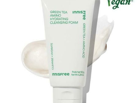 innisfree Green Tea Amino Hydrating Cleansing Foam 150g on Sale