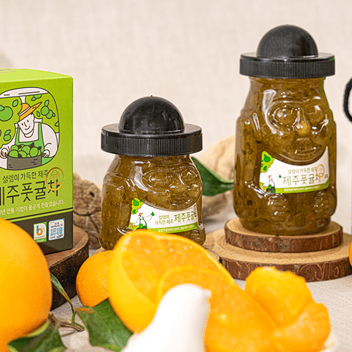 설렘이 가득한 제주 Jeju Green Tangerine Tea 320g Supply