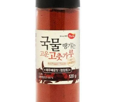 Haetnim Village Soup 100% Domestic Cheongyangcho Fine Red Pepper Powder Very Spicy 120ml on Sale