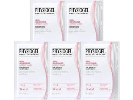 PHYSIOGEL RED SOOTHING AI RELIEF MASK 5PCS 10PCS on Sale