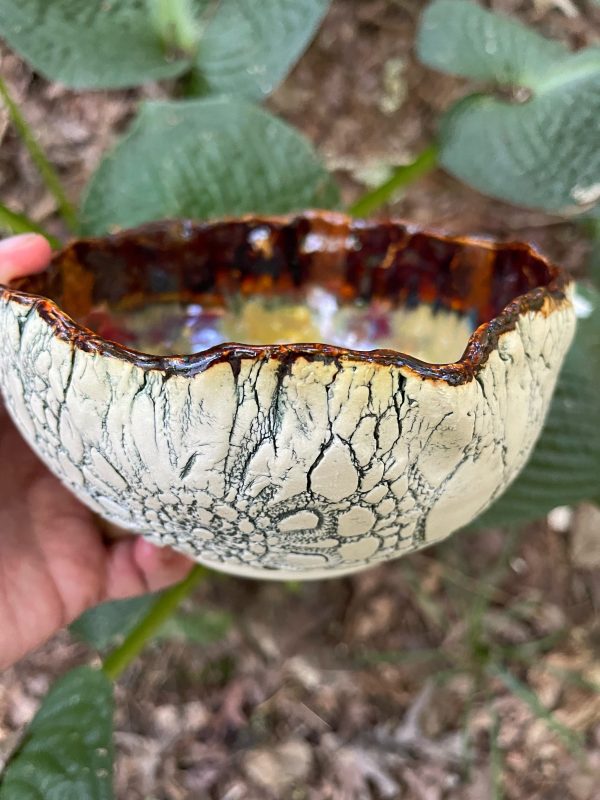 Organic pottery Urb 7 Rustic bowl 4 C Hot on Sale