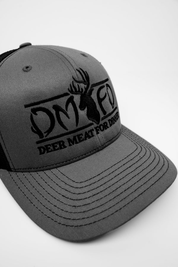 DMFD Logo Richardson 112 Hat Charcoal & Black For Cheap