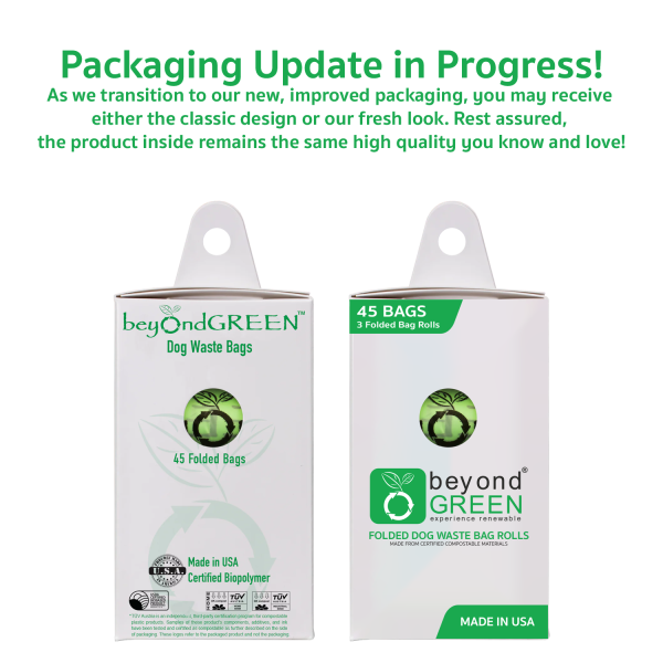 3-Pack of 45 Dog Poop Bags – Leak-Proof, Durable, Plant-Based Materials, Eco-Friendly Disposal Bags Online now