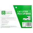 Plant-Based Cat Litter Pick-Up Bags with Handles - 100 bags For Cheap