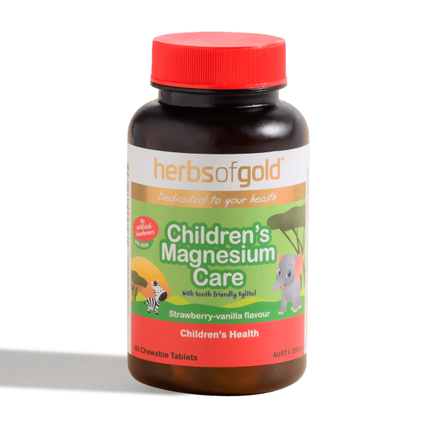 Herbs of Gold Children s Magnesium Care 60 Tablets Online now