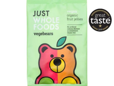 Just Wholefoods Organic Vegebears 70g Supply