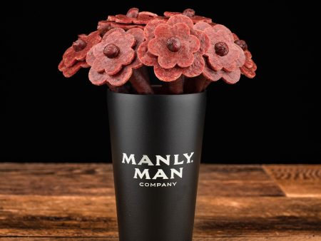 Beef Jerky Flower Bouquet - Black Steel Edition Online Hot Sale