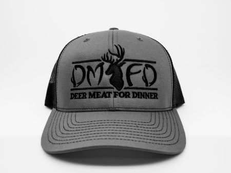 DMFD Logo Richardson 112 Hat Charcoal & Black For Cheap