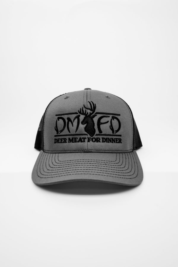 DMFD Logo Richardson 112 Hat Charcoal & Black For Cheap