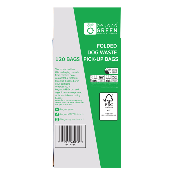 6-Pack of Compact Dog Poop Bags – Eco-Friendly, Leak-Proof (120 Bags per Pack) For Cheap