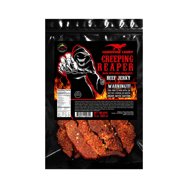 Creeping Reaper Beef Jerky Hot on Sale