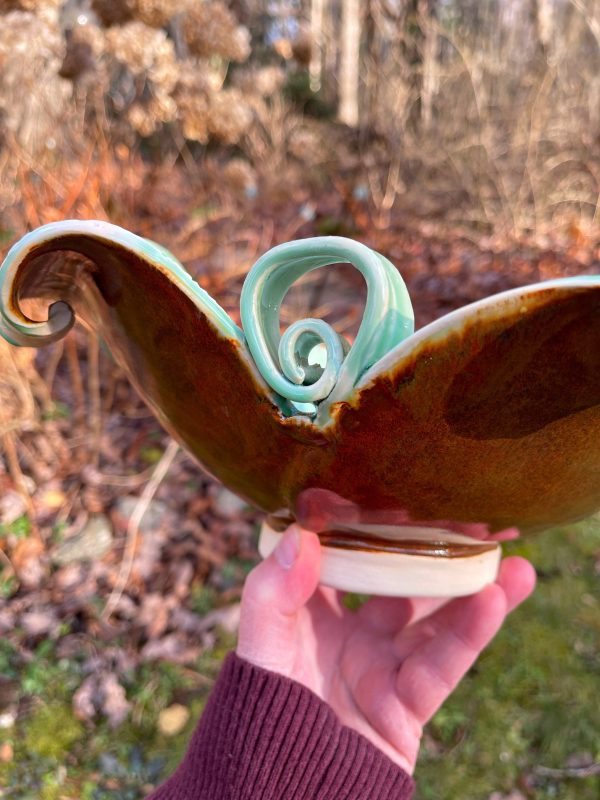 Leaf  bowl CLeaf 12  12”D Online Sale