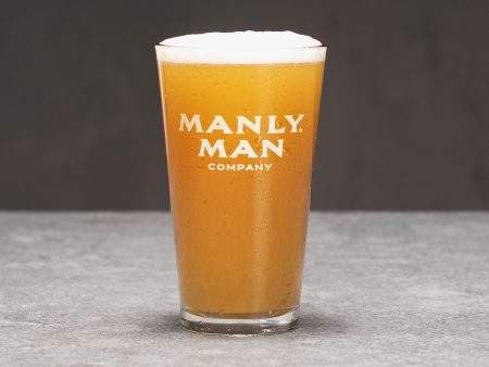 Manly Man Co. Pint Glass Cheap