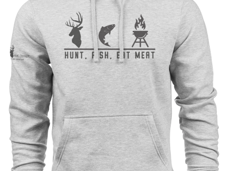 Hunt Fish Eat Meat Hoodie Online Sale