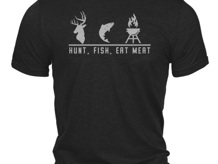 Hunt Fish Eat Meat Tee Fashion