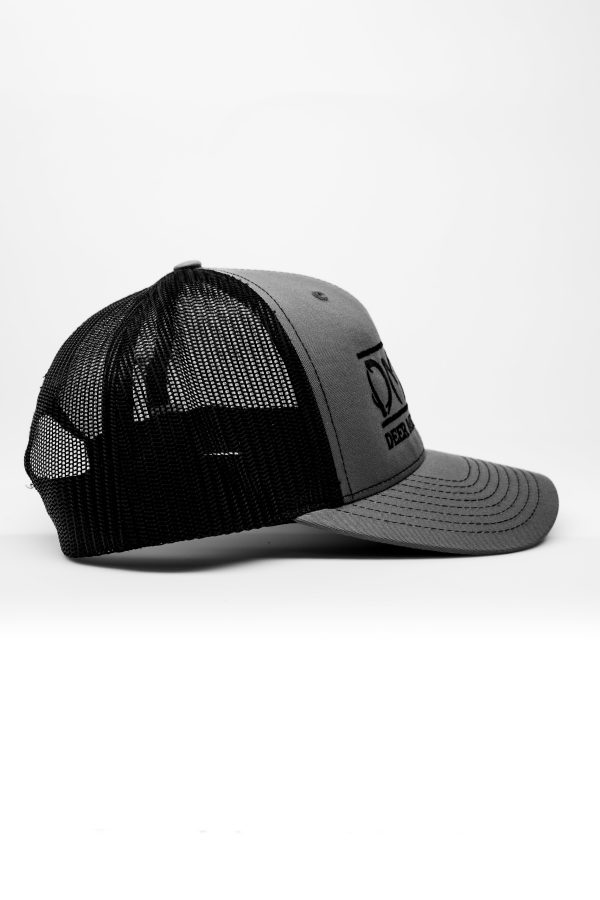 DMFD Logo Richardson 112 Hat Charcoal & Black For Cheap