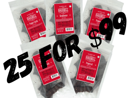 25 Premium Beef Jerky Supply