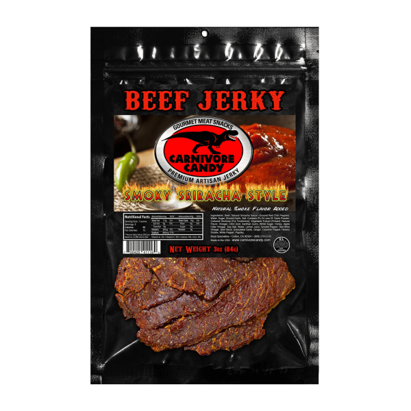 Smoky Sriracha Style Beef Jerky Fashion