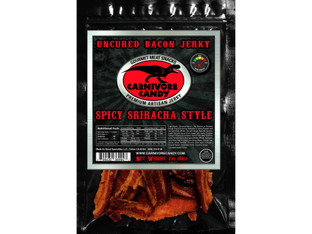 Spicy Sriracha Bacon Jerky For Sale