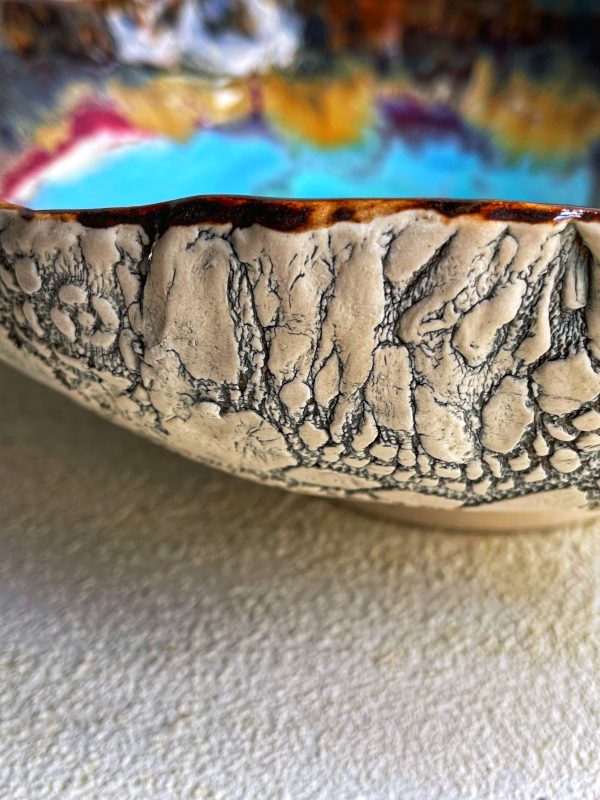 Organic pottery UMe 9 Rustic    bowl 8 C feature Online Hot Sale