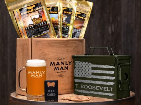 Booze Infused Jerky Ammo Can Gift Basket Online Sale