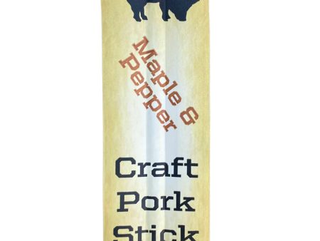 Craft Pork Snack Stick - Maple & Pepper Fashion