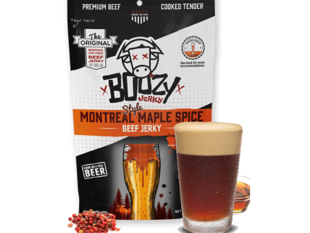 Montreal Maple Spice Lager Beef Jerky on Sale