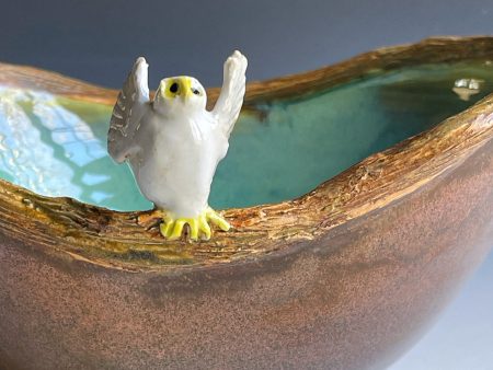 Owl bowl SPRT 1 9”D feature Online Sale