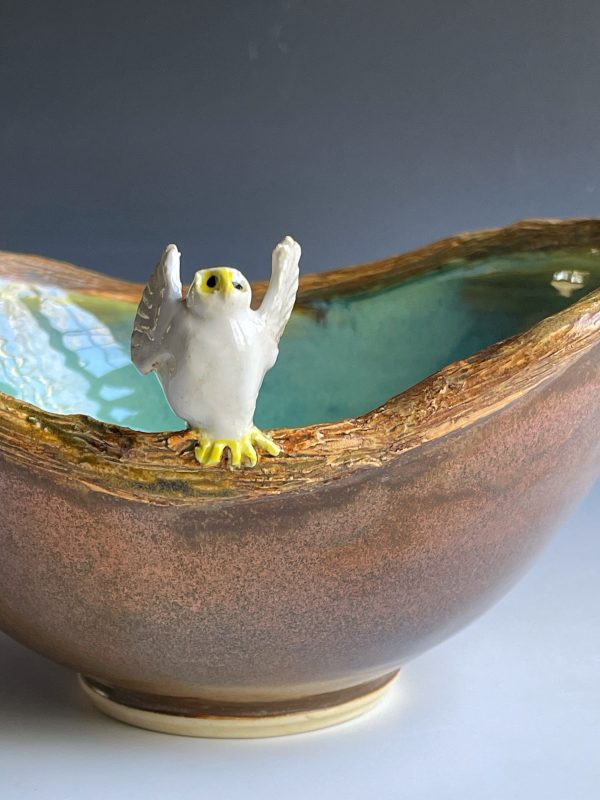 Owl bowl SPRT 1 9”D feature Online Sale