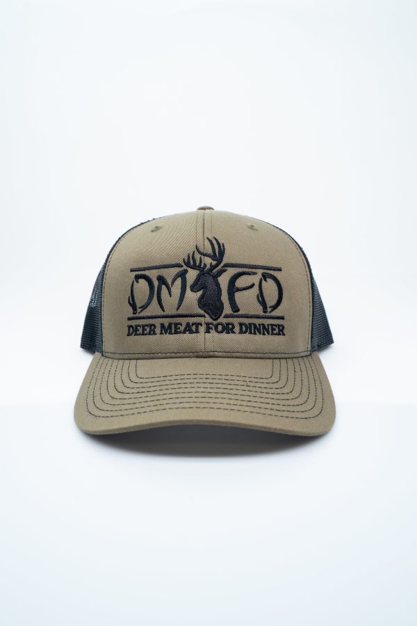 DMFD Logo Richardson 112 Hat Loden Green & Black Cheap