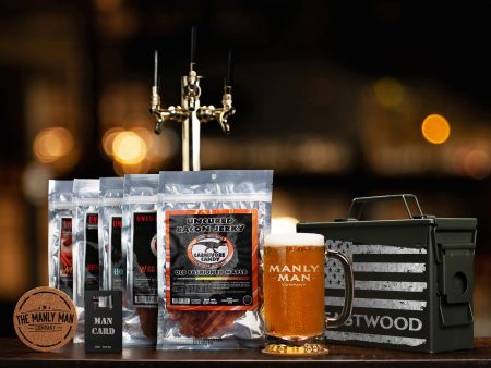 Bacon Jerky Ammo Can Gift Basket Online now