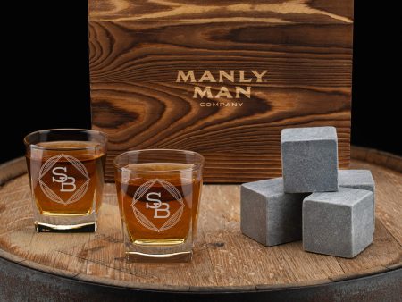 Whiskey Stones Gift Set For Sale