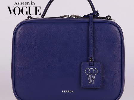 FERRON Signature Crossbody Vegan Bag - Blue Fashion