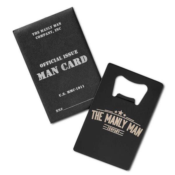 The Official MAN CARD (Bottle Opener) For Discount