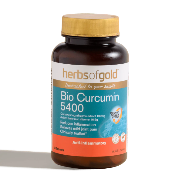 Herbs of Gold Bio Curcumin 5400 60 Tablets For Discount