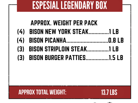 American Bison Espesial Legendary  Box Sale