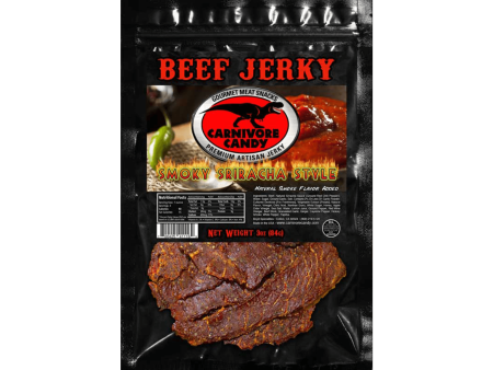 Smoky Sriracha Style Beef Jerky Fashion