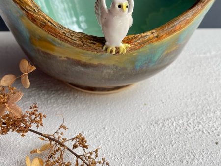 Owl bowl SPRT 2 8”D feature For Discount