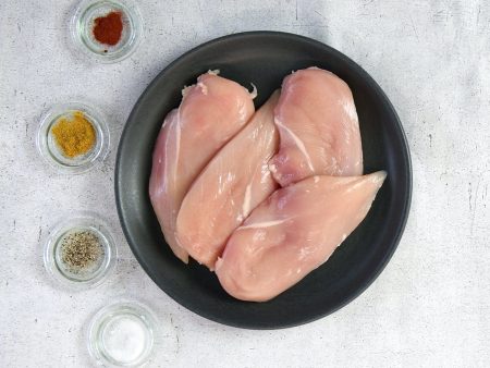 Chicken Breast, Boneless, Skinless 8oz. || 5 lb. case Hot on Sale