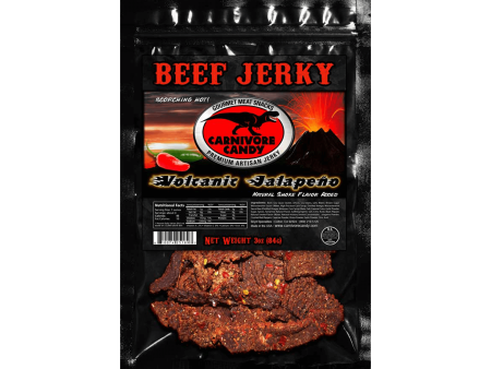 Volcanic Jalapeño Beef Jerky For Sale