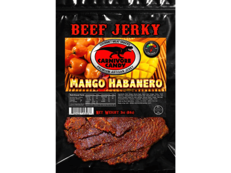 Mango Habanero Beef Jerky Hot on Sale