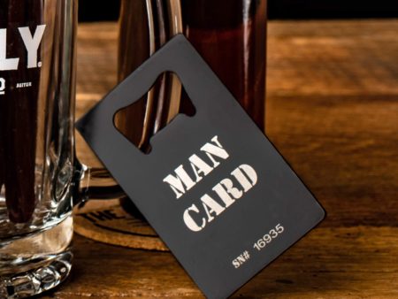 The Official MAN CARD (Bottle Opener) For Discount