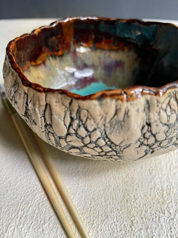 Organic pottery Urb 7 Rustic bowl 4 C Hot on Sale