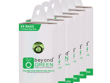 6-Pack of Compact Dog Poop Bags – Eco-Friendly, Leak-Proof (45 Bags per Pack) Supply