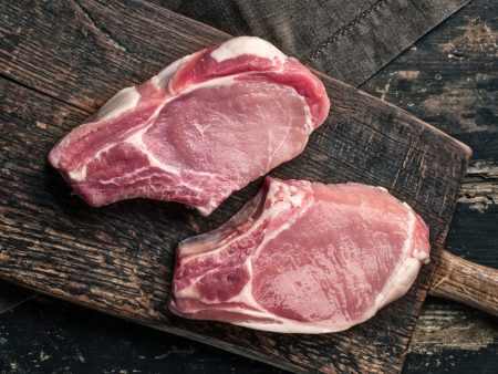 Pork Rib Chop || Bone In || 4pc 10oz For Sale